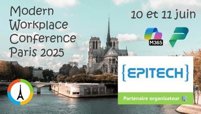 Image de promotion de l'évènement Modern Workplace Conference Paris 2025 en juin